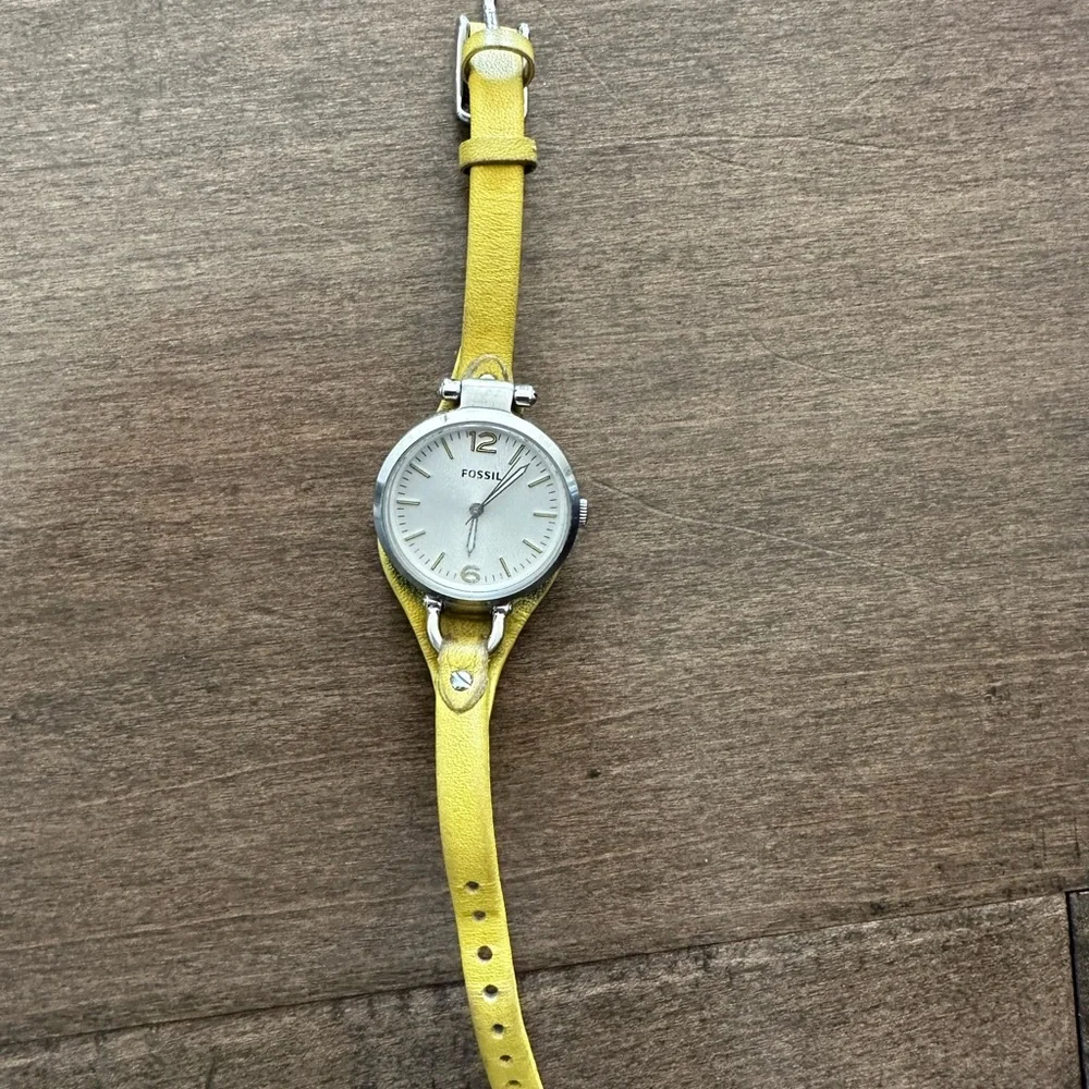 Lot of 3 Women’s Fossil Leather Watches - Picture 7 of 10